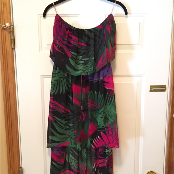 Vibrant High Low Dress - Picture 2 of 7